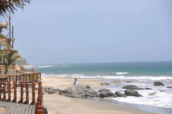 Dia de sol em Mancora, no litoral norte do Peru